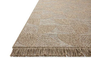 Side view of the Dawn Natural (Pattern 8) rug.