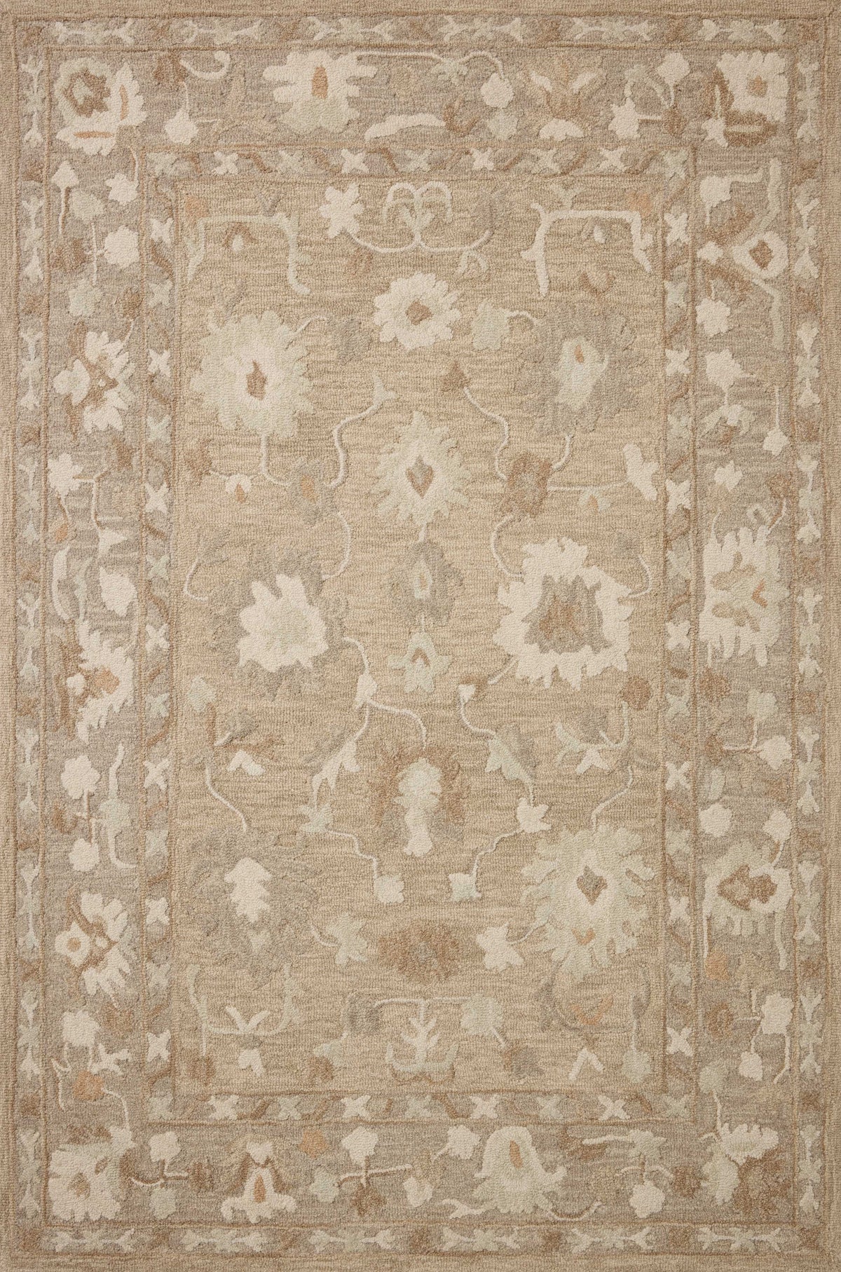 Dorothea Khaki / Dove — a Loloi rug at Laurie Yapp Home.