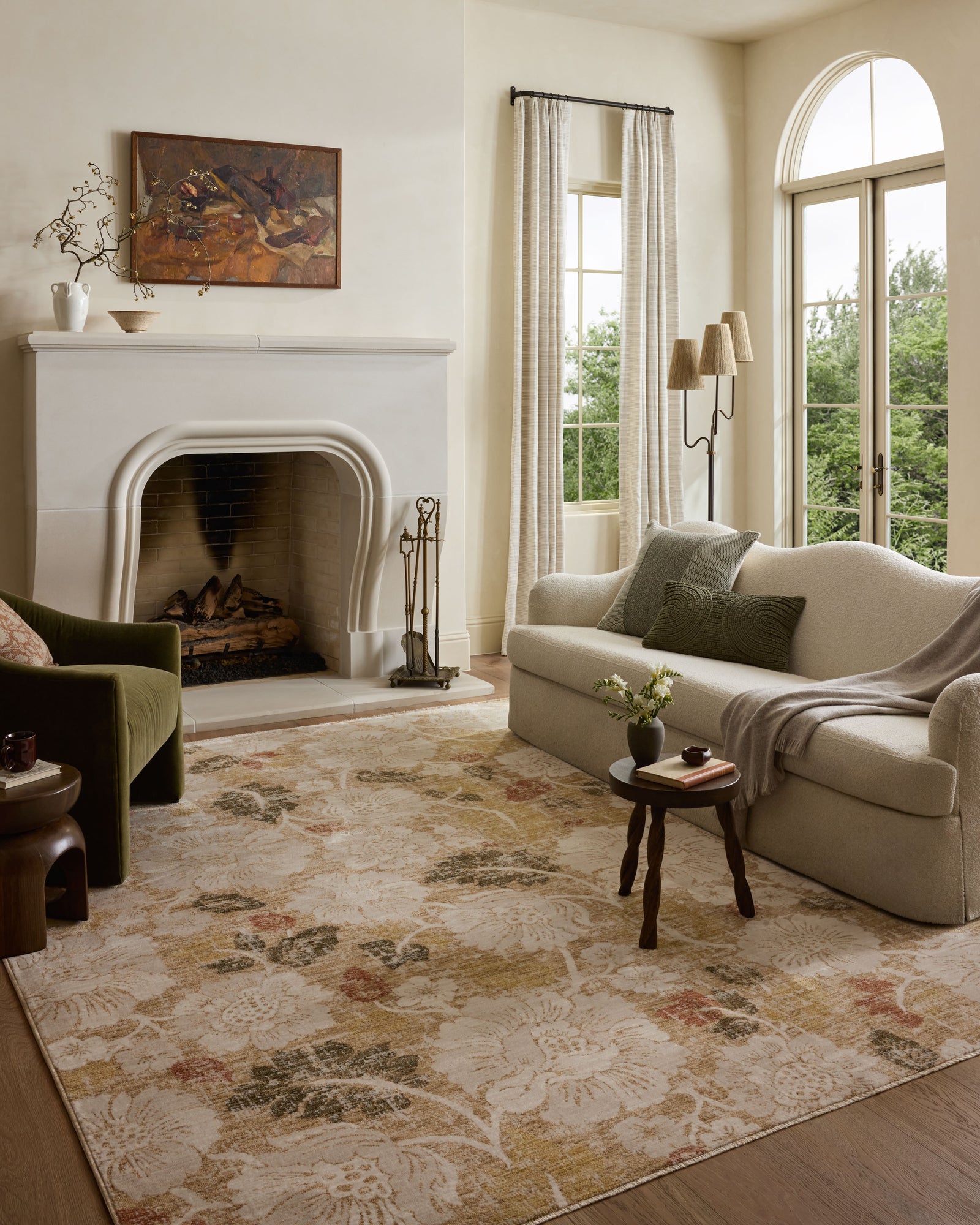 Eileen Natural / Multi — a Loloi rug at Laurie Yapp Home.