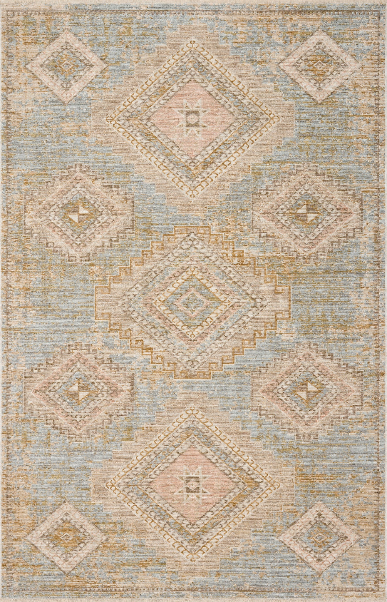 Elora Sky / Multi — a Loloi rug at Laurie Yapp Home.