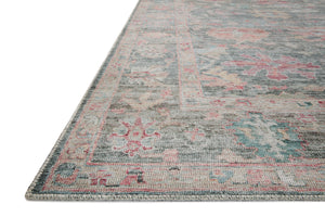 Elysium Graphite / Multi styled in a living room at Laurie Yapp Home.
