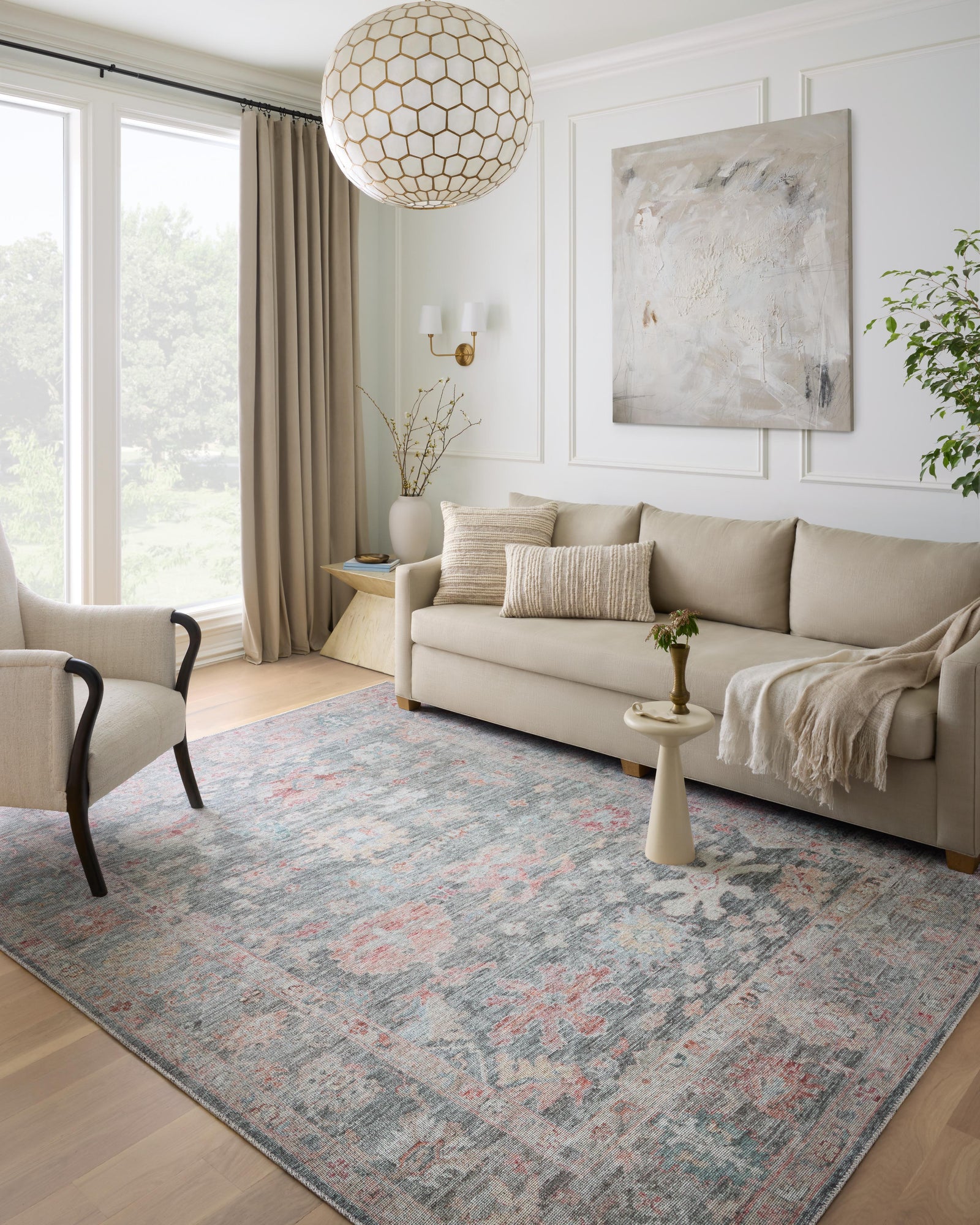 Elysium Graphite / Multi — a Loloi rug at Laurie Yapp Home.
