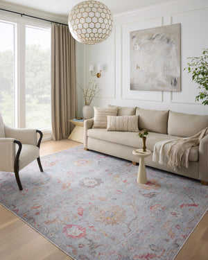 Elysium Silver / Multi — a Loloi rug at Laurie Yapp Home.