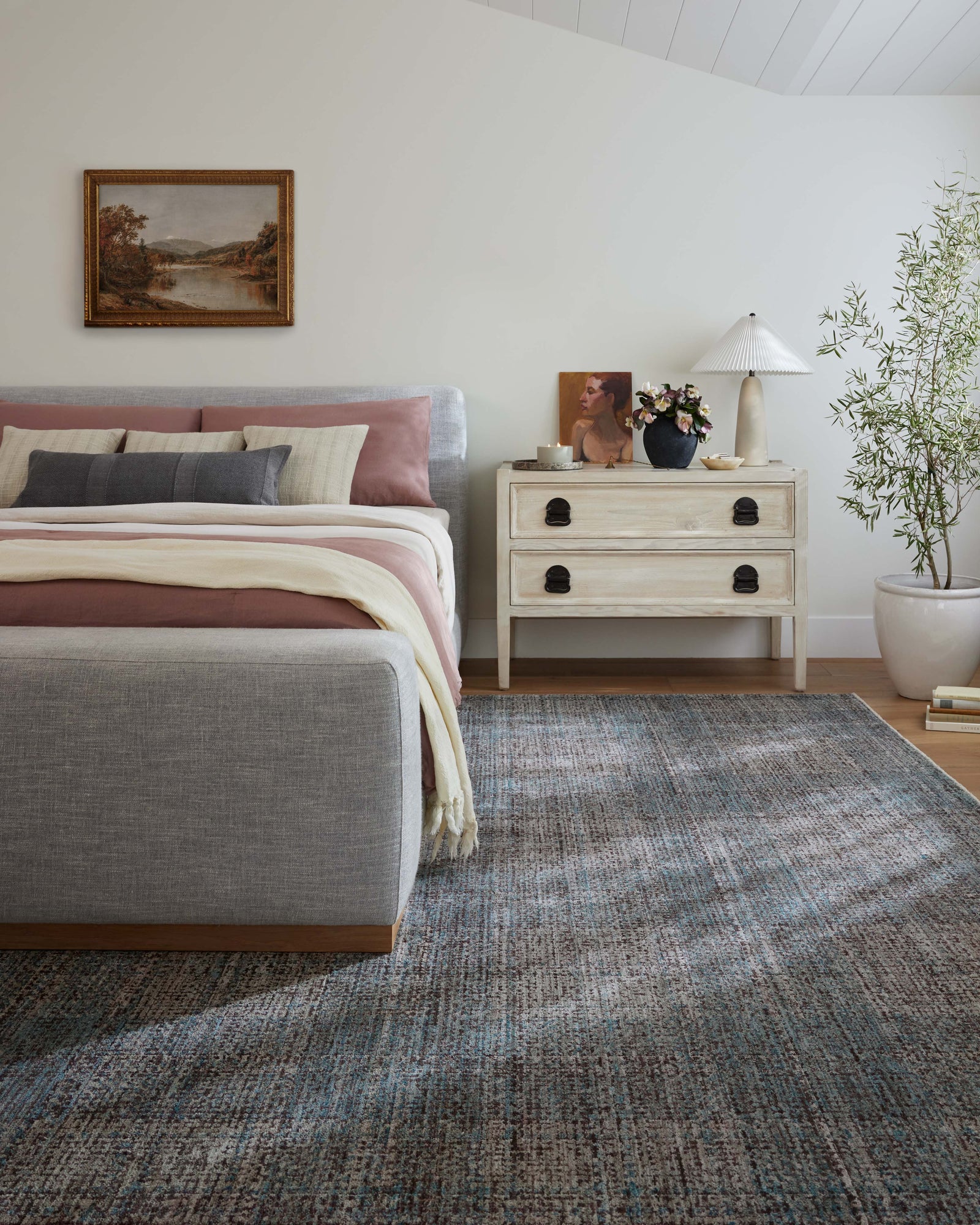 Ember Denim / Charcoal — a Loloi rug at Laurie Yapp Home.