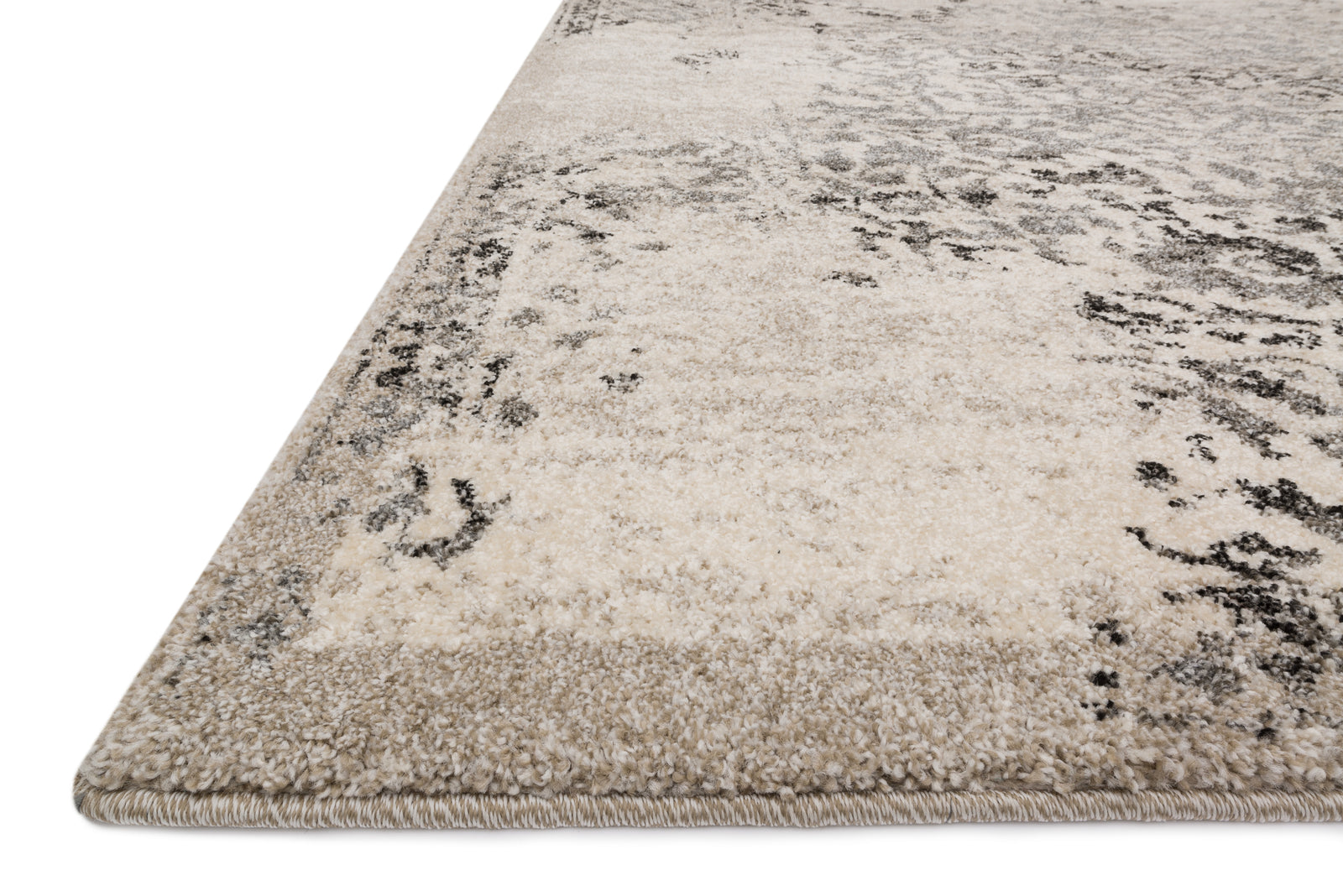Emory Ivory / Charcoal — a Loloi rug at Laurie Yapp Home.