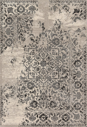 Emory Ivory / Charcoal — a Loloi rug at Laurie Yapp Home.