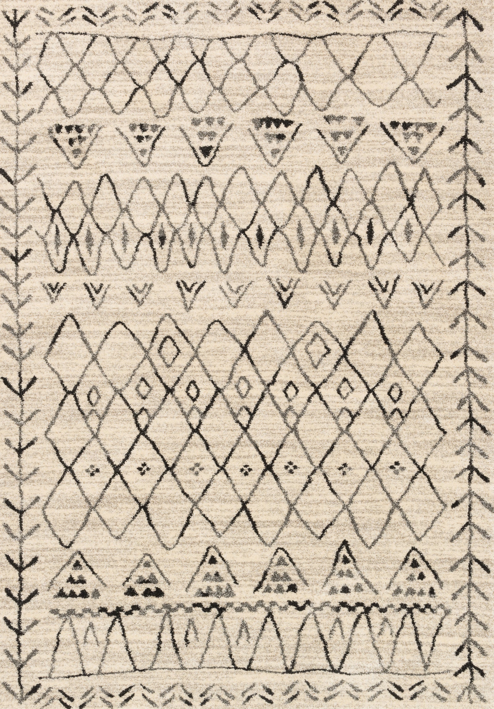 Emory Heather Gray / Black — a Loloi rug at Laurie Yapp Home.