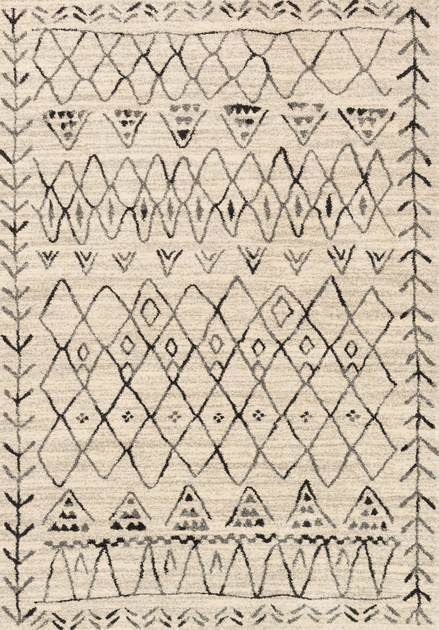 Emory Heather Gray / Black — a Loloi rug at Laurie Yapp Home.