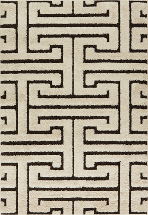 Enchant Ivory / Dark Brown — a Loloi rug at Laurie Yapp Home.