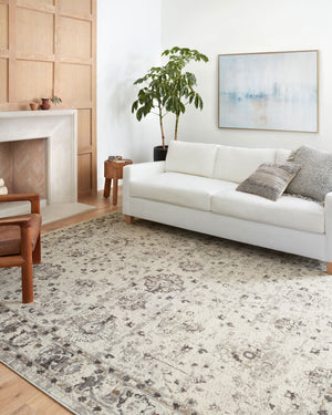 Estelle Ivory / Stone styled in a living room at Laurie Yapp Home.