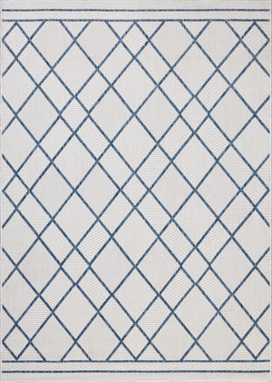 Easton Ivory / Denim — a Loloi rug at Laurie Yapp Home.