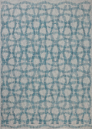 Easton Fog / Teal — a Loloi rug at Laurie Yapp Home.
