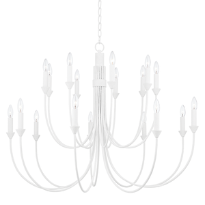 Cate Chandelier 42" shown from a second angle to highlight the frame, arms, and shade detail.