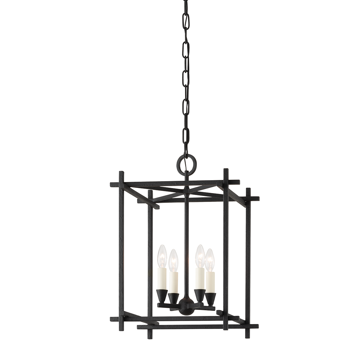 Huck Lantern 15" — a Troy lantern for entries, foyers, and covered porches at Laurie Yapp Home.