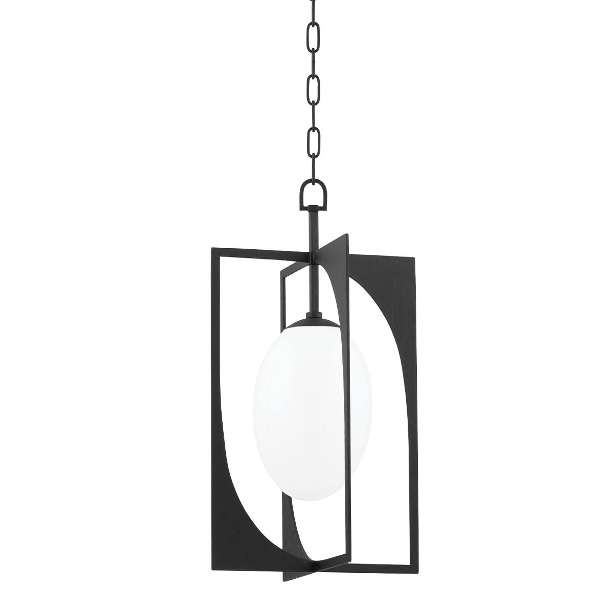 Enzo Lantern 13" — a Troy lantern for entries, foyers, and covered porches at Laurie Yapp Home.