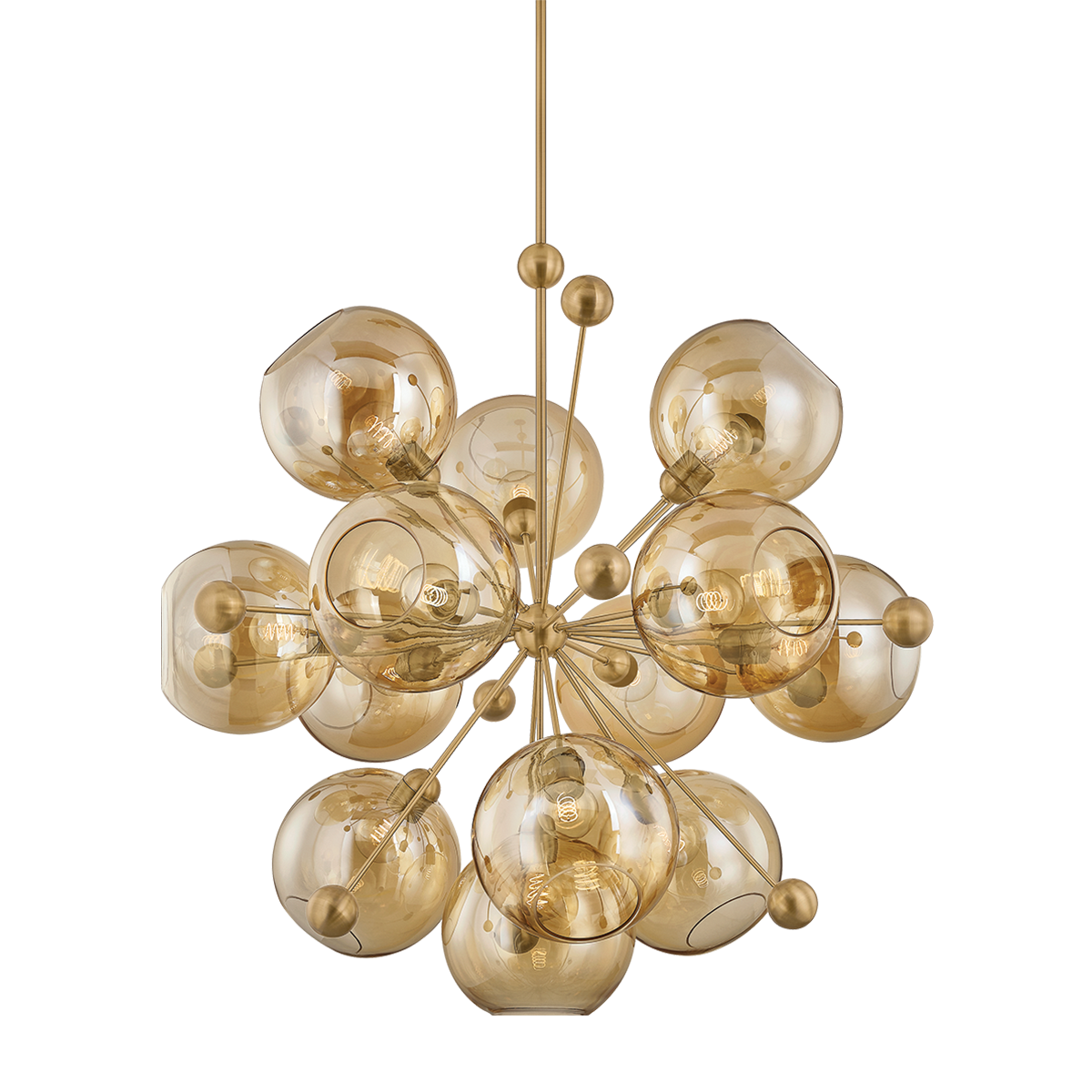 Ellory Chandelier 45.75" — a Troy chandelier for dining rooms, entries, and living rooms at Laurie Yapp Home.