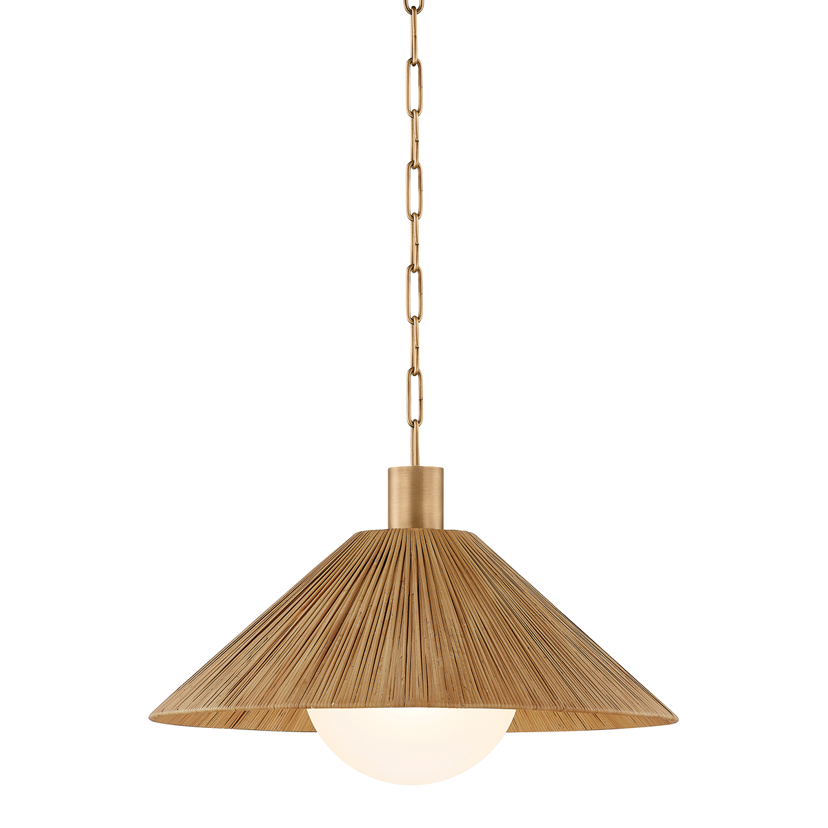 Woodside Pendant 22" — a Troy pendant for kitchens, entries, and dining rooms at Laurie Yapp Home.