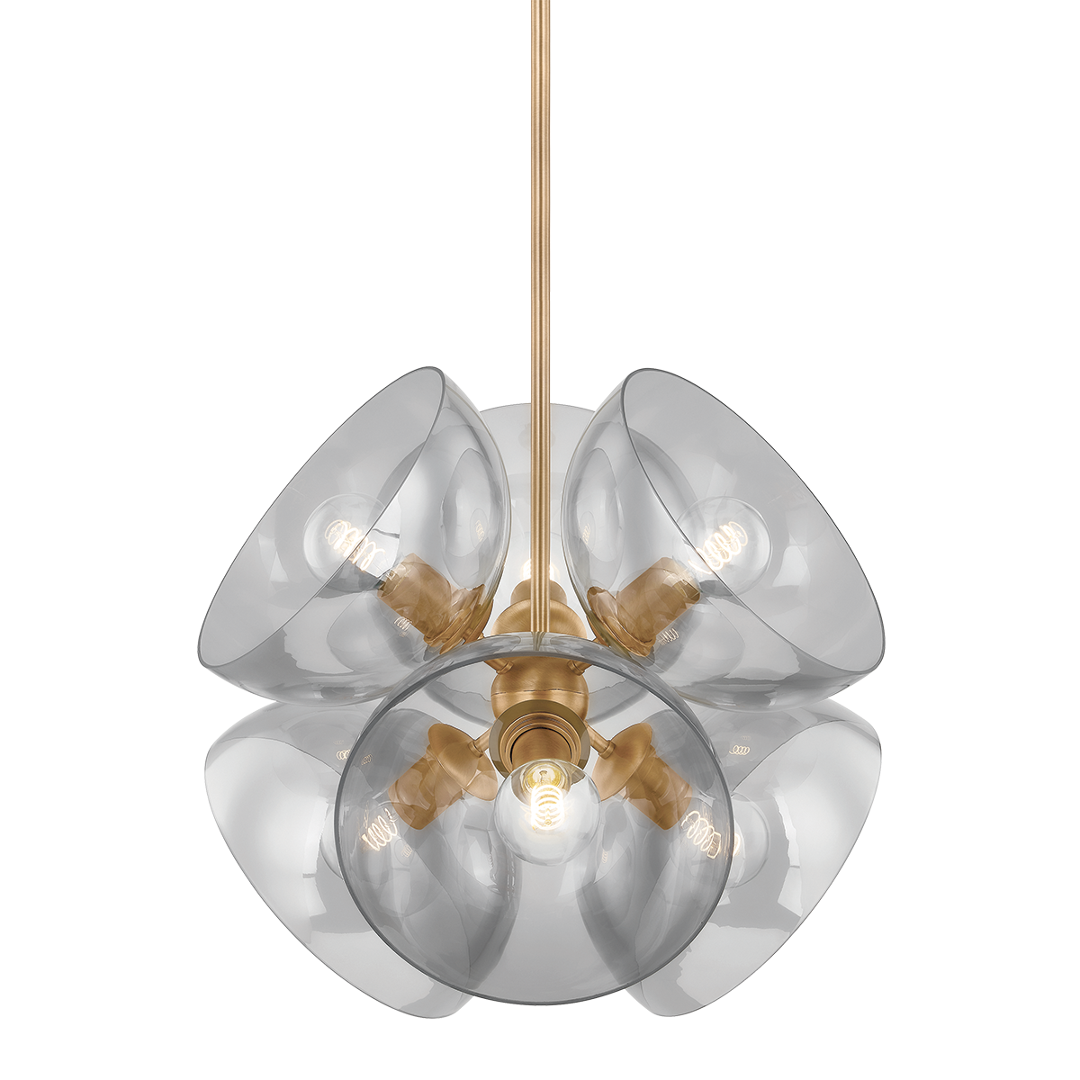 Salix Chandelier 22.25" — a Troy chandelier for dining rooms, entries, and living rooms at Laurie Yapp Home.