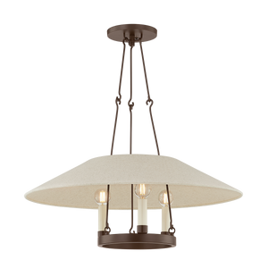Archive Chandelier 25" — a Troy chandelier for dining rooms, entries, and living rooms at Laurie Yapp Home.