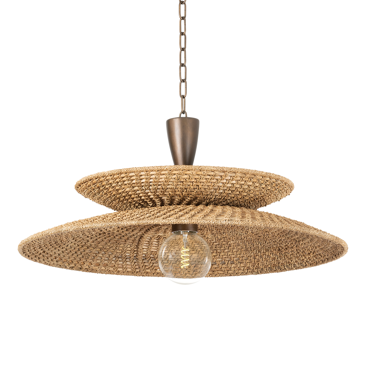 Landry Pendant 30" — a Troy pendant for kitchens, entries, and dining rooms at Laurie Yapp Home.