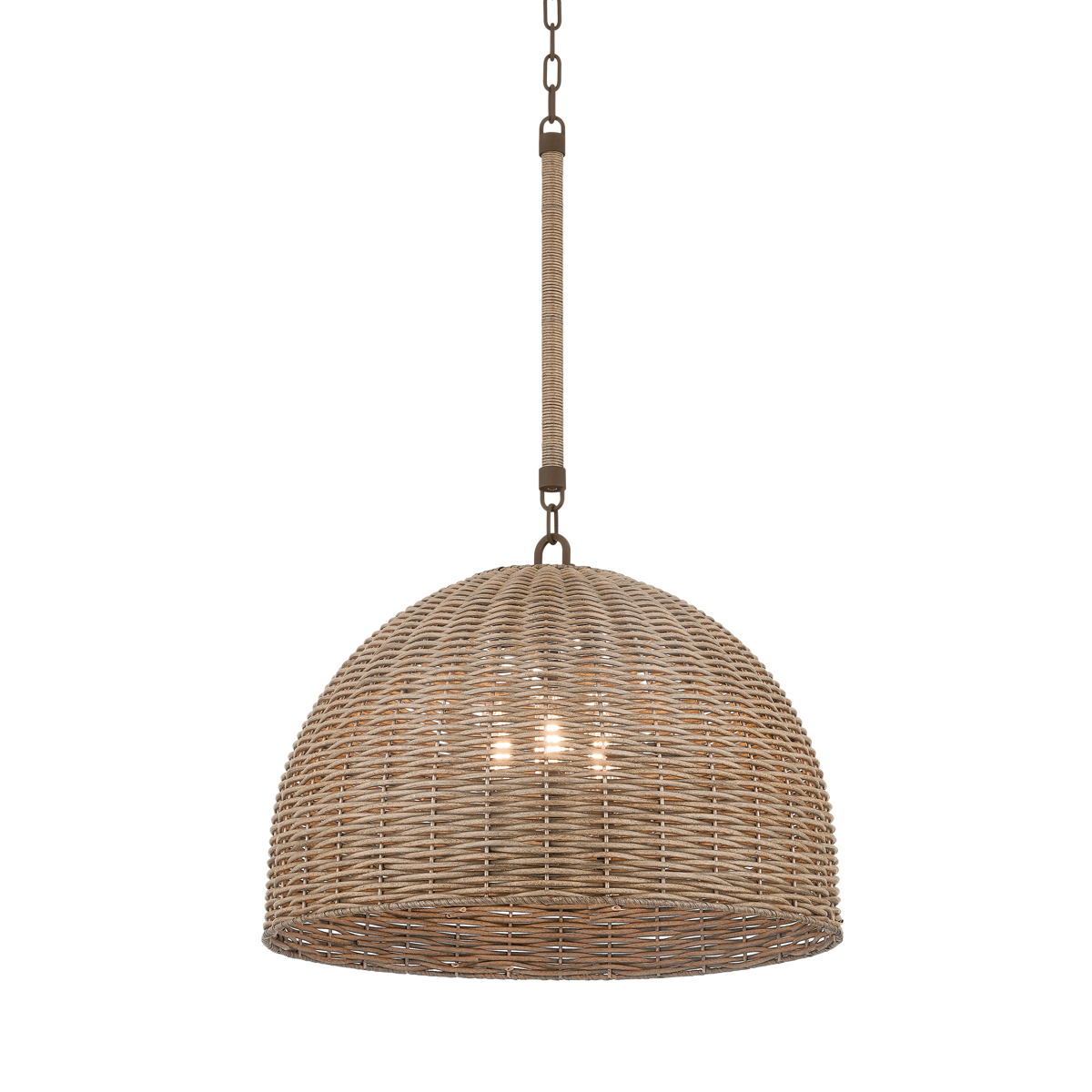 Huxley Exterior Pendant 24" — a Troy pendant for kitchens, entries, and dining rooms at Laurie Yapp Home.