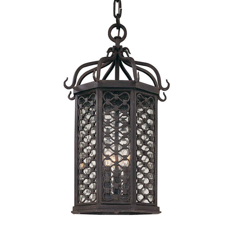 Los Olivos Exterior Lantern — a Troy lantern for entries, foyers, and covered porches at Laurie Yapp Home.