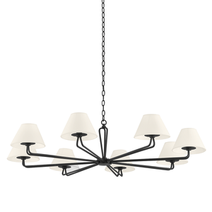 Ozias Chandelier 50" — a Troy chandelier for dining rooms, entries, and living rooms at Laurie Yapp Home.
