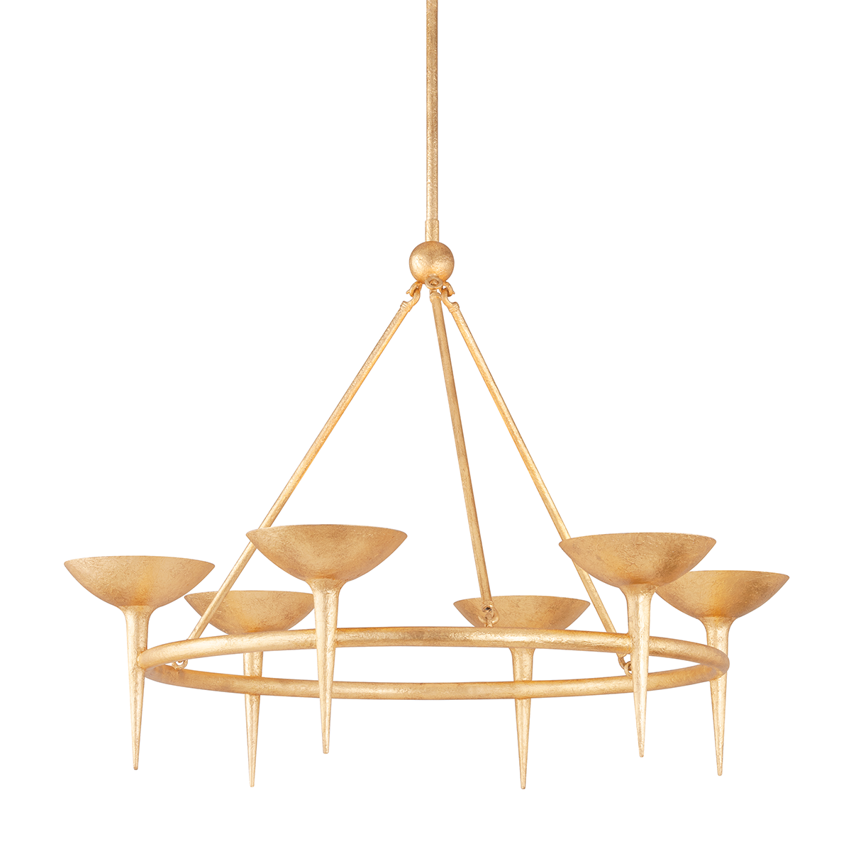 Cecilia Chandelier 40" — a Troy chandelier for dining rooms, entries, and living rooms at Laurie Yapp Home.
