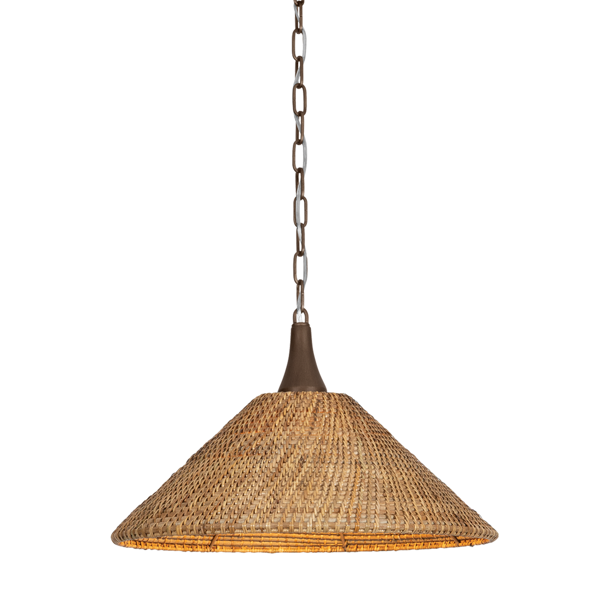 Kenzo Pendant 21" — a Troy pendant for kitchens, entries, and dining rooms at Laurie Yapp Home.
