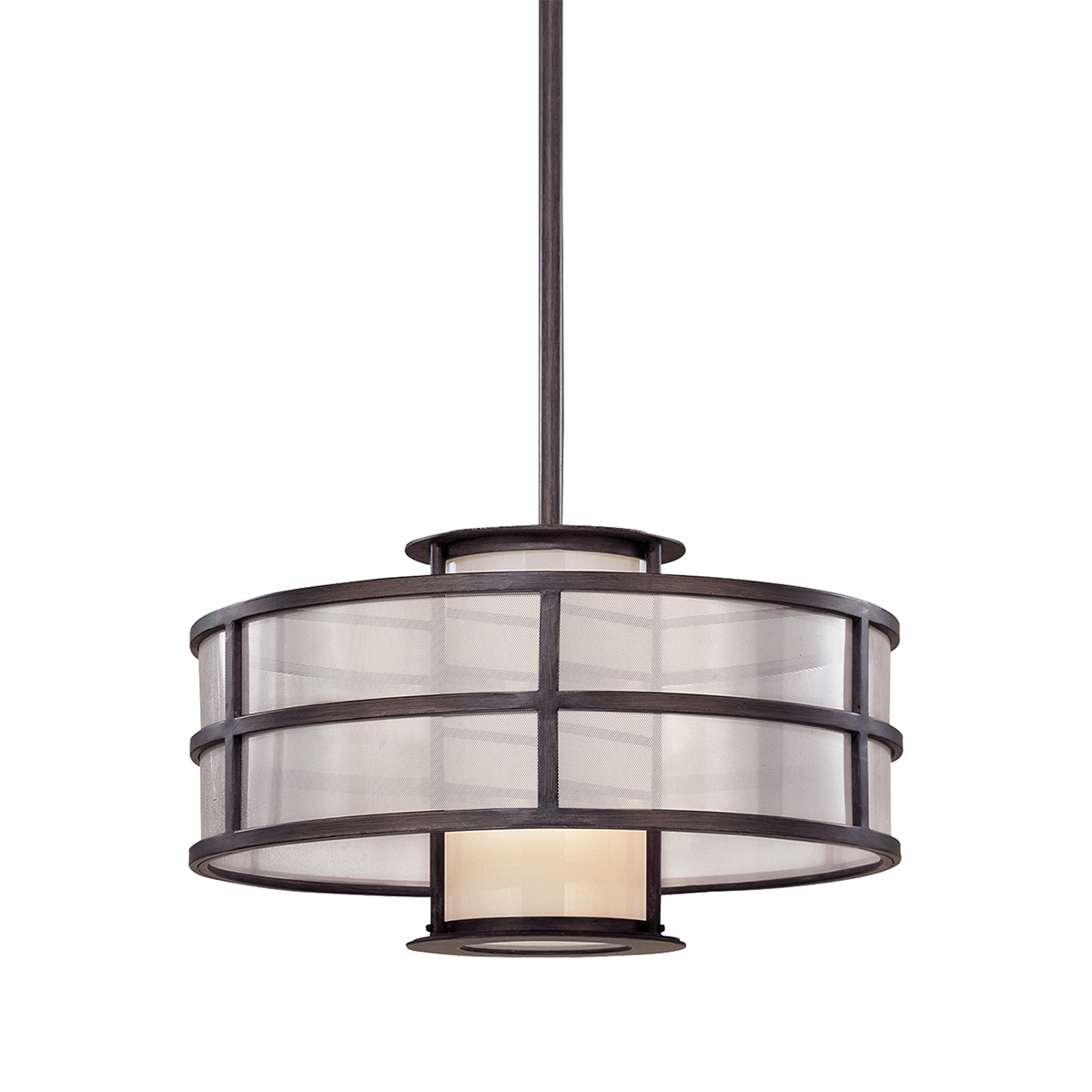 Discus Chandelier — a Troy chandelier for dining rooms, entries, and living rooms at Laurie Yapp Home.