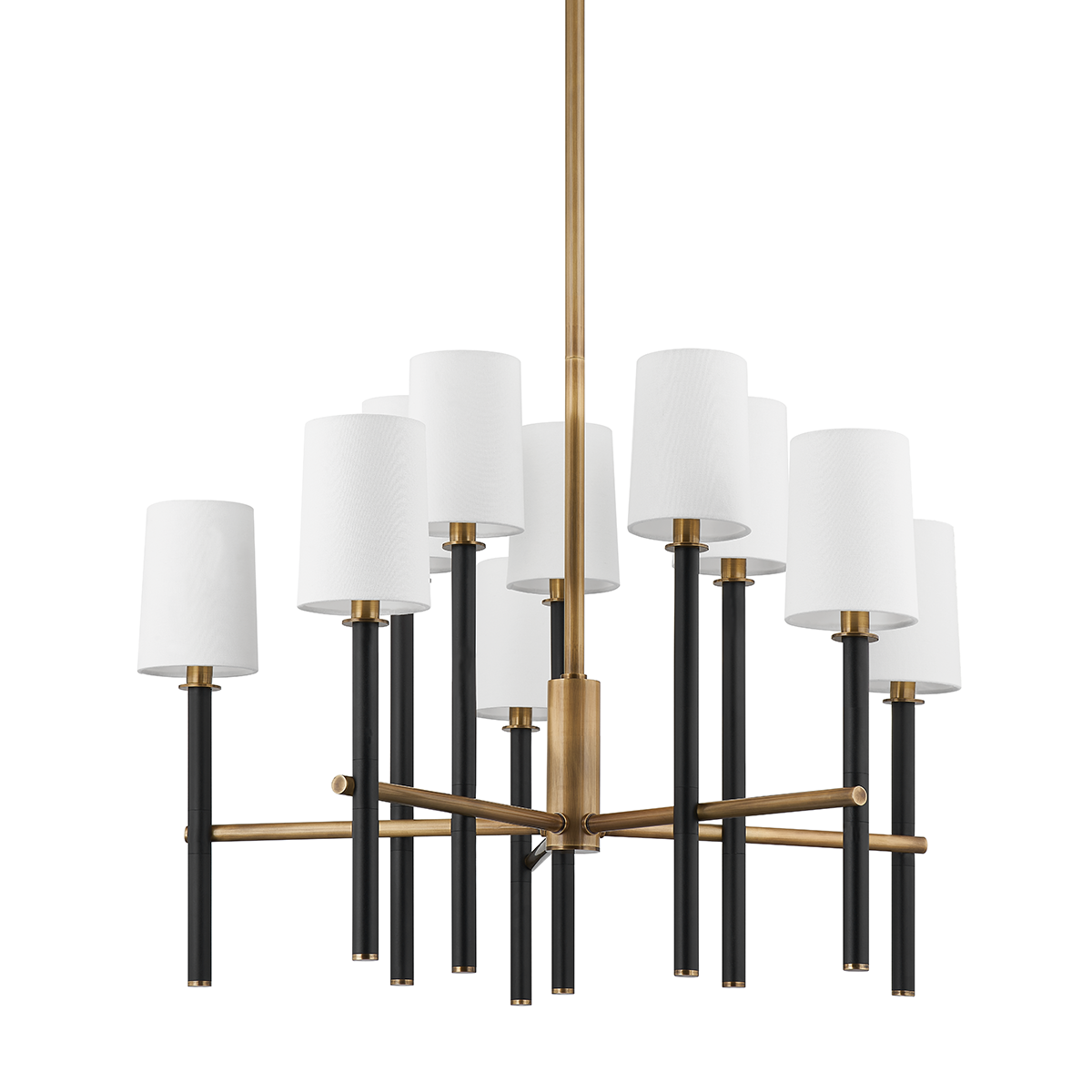 Belvedere Chandelier — a Troy chandelier for dining rooms, entries, and living rooms at Laurie Yapp Home.