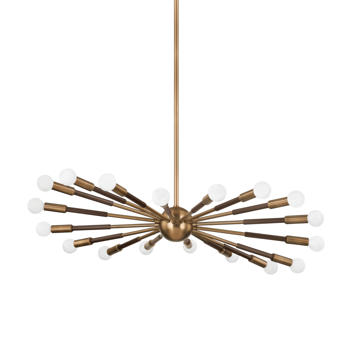 Obie Chandelier 36.25" — a Troy chandelier for dining rooms, entries, and living rooms at Laurie Yapp Home.