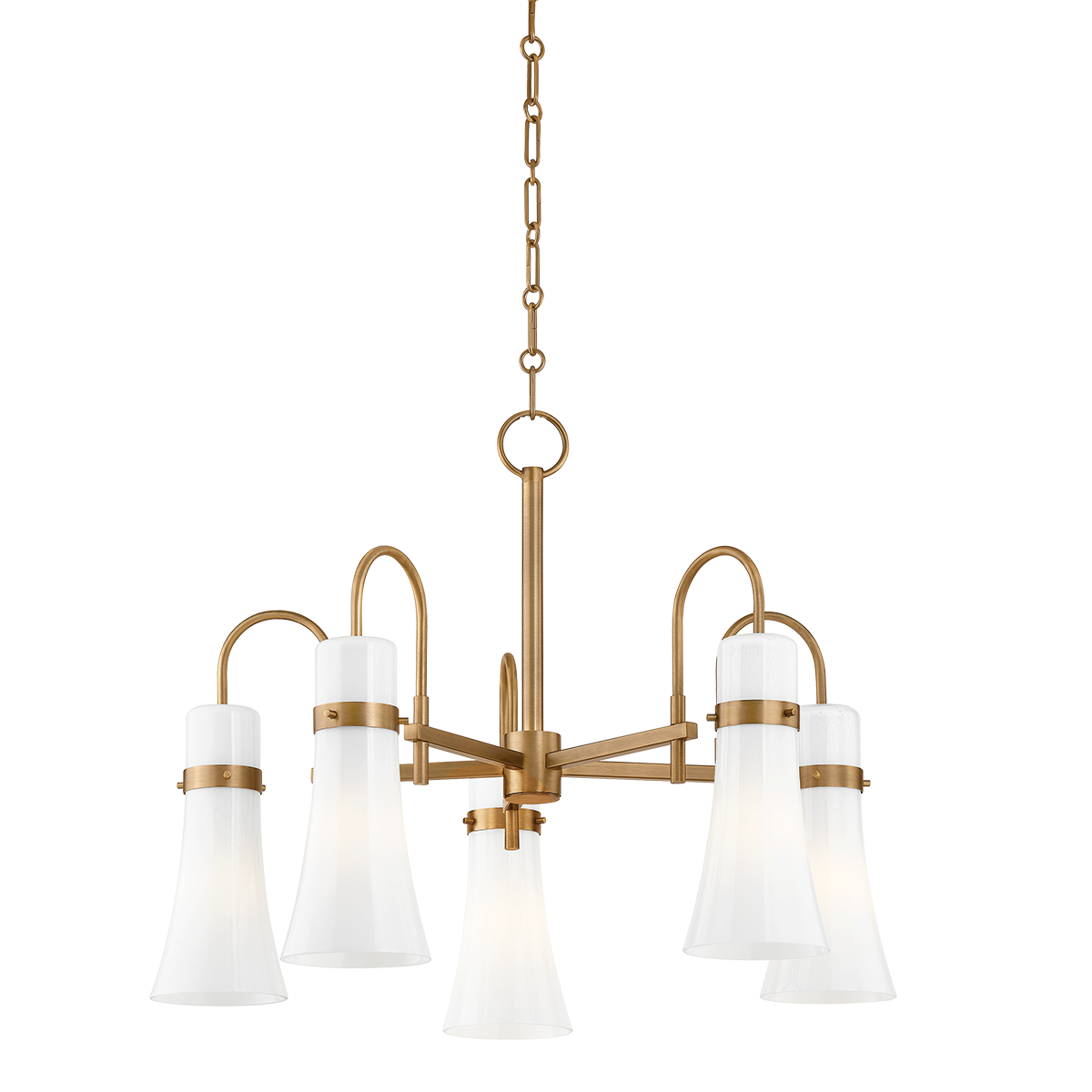 Maple Chandelier 27.25" — a Troy chandelier for dining rooms, entries, and living rooms at Laurie Yapp Home.