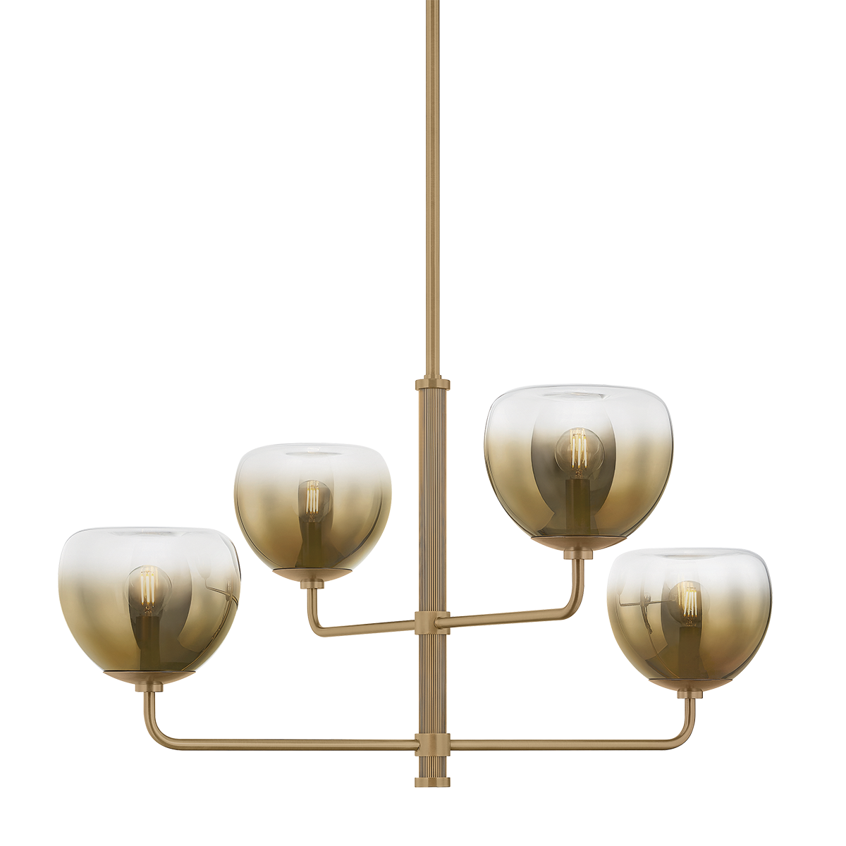 August Chandelier 34" — a Troy chandelier for dining rooms, entries, and living rooms at Laurie Yapp Home.