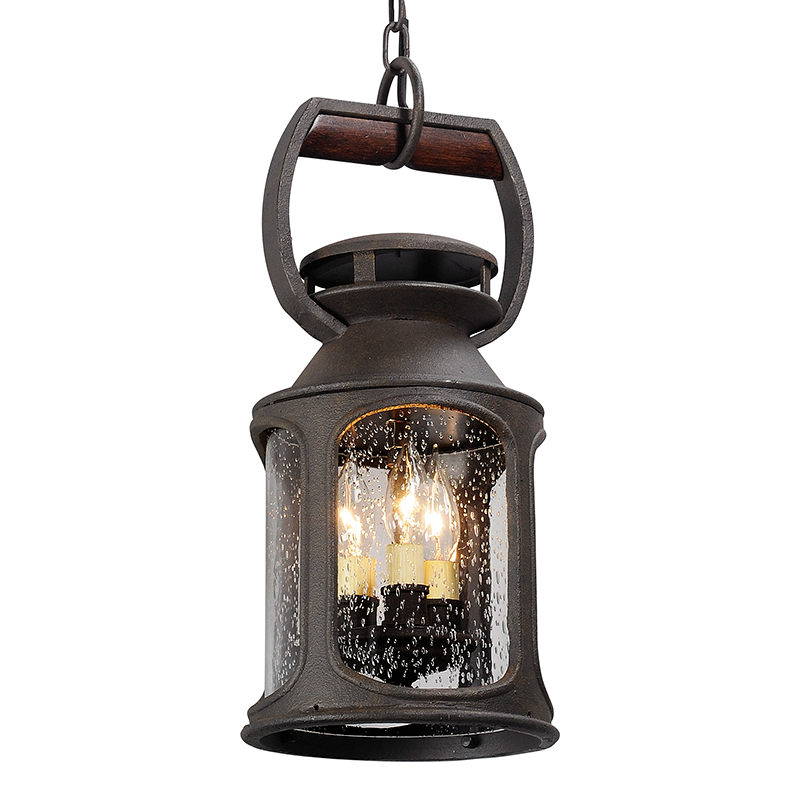 Old Trail Exterior Lantern — a Troy lantern for entries, foyers, and covered porches at Laurie Yapp Home.