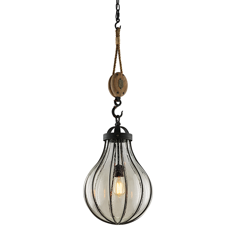 Murphy Pendant 13.5" — a Troy pendant for kitchens, entries, and dining rooms at Laurie Yapp Home.
