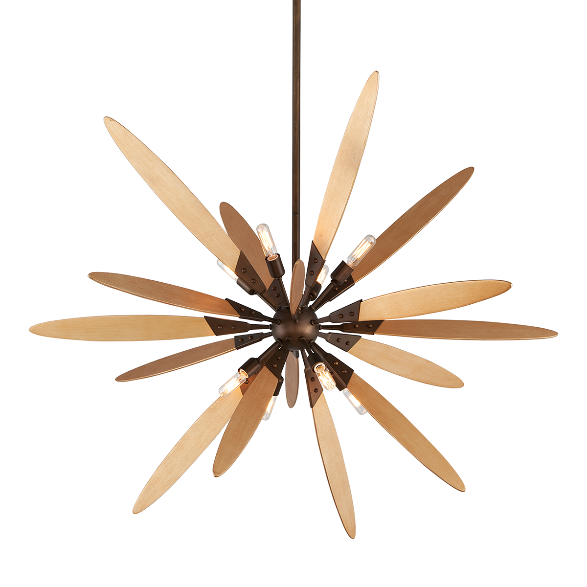 Dragonfly Chandelier 44" — a Troy chandelier for dining rooms, entries, and living rooms at Laurie Yapp Home.