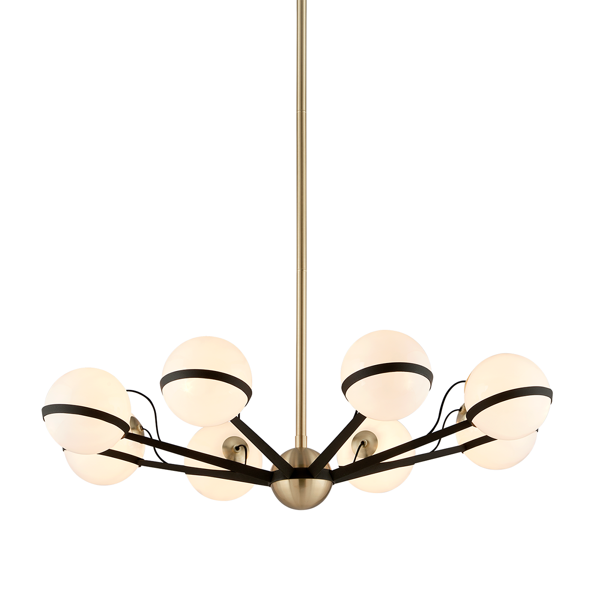 Ace Chandelier 37.75" x 9" — a Troy chandelier for dining rooms, entries, and living rooms at Laurie Yapp Home.