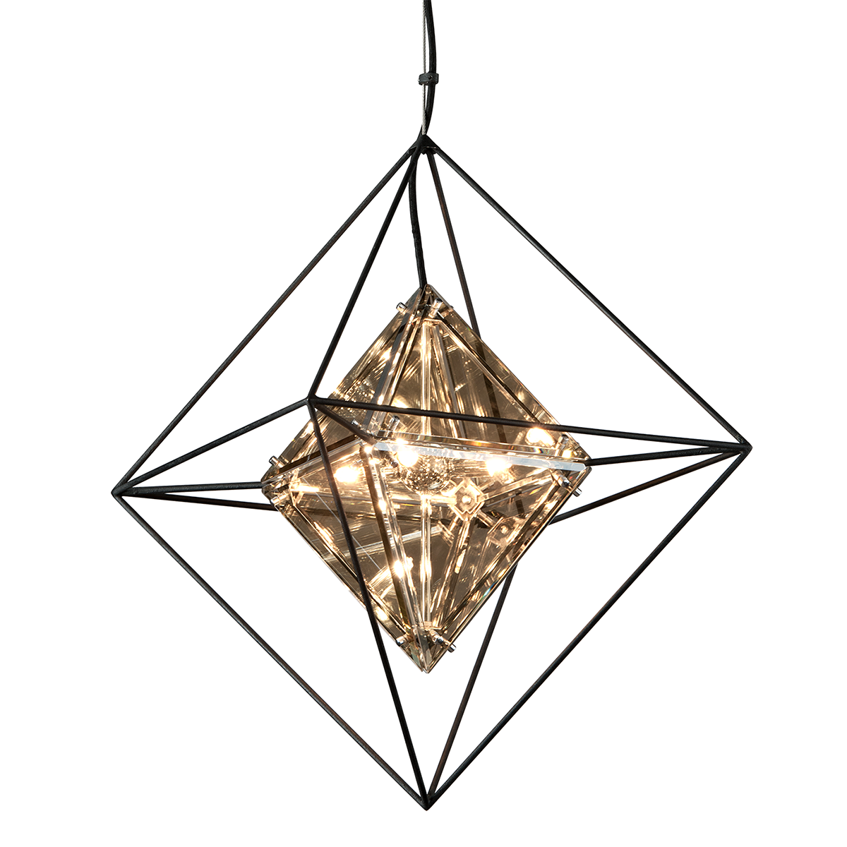 Epic Chandelier 18" — a Troy chandelier for dining rooms, entries, and living rooms at Laurie Yapp Home.