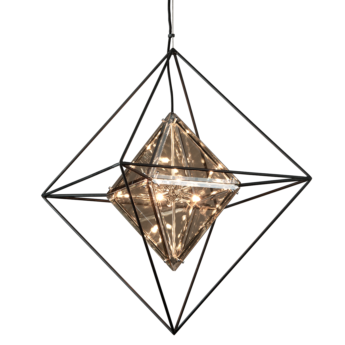 Epic Chandelier 24" — a Troy chandelier for dining rooms, entries, and living rooms at Laurie Yapp Home.