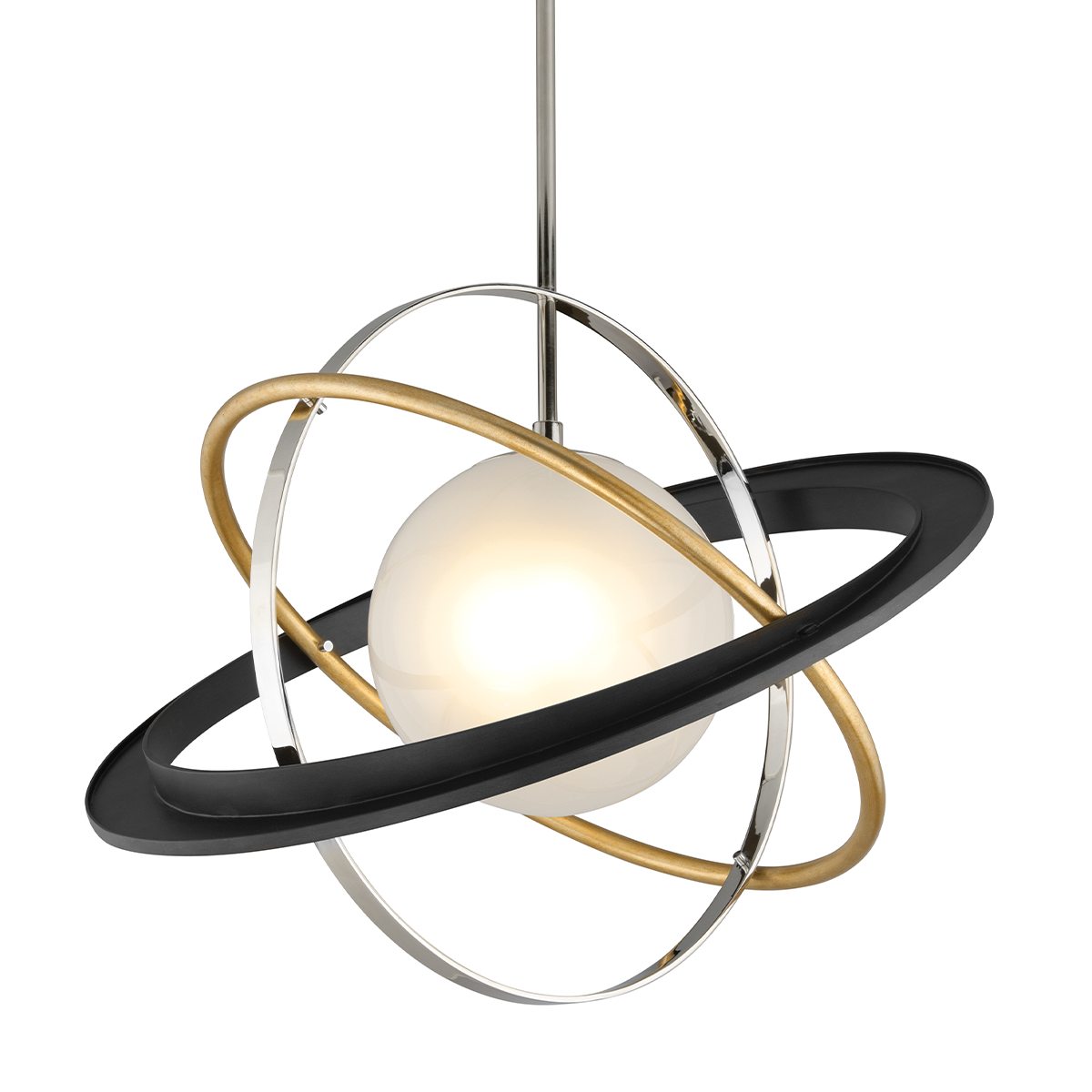 Apogee Chandelier — a Troy chandelier for dining rooms, entries, and living rooms at Laurie Yapp Home.