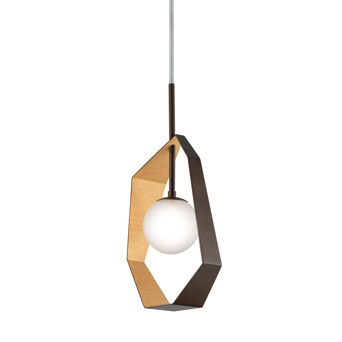 Origami Pendant 11.75" x 24" — a Troy pendant for kitchens, entries, and dining rooms at Laurie Yapp Home.