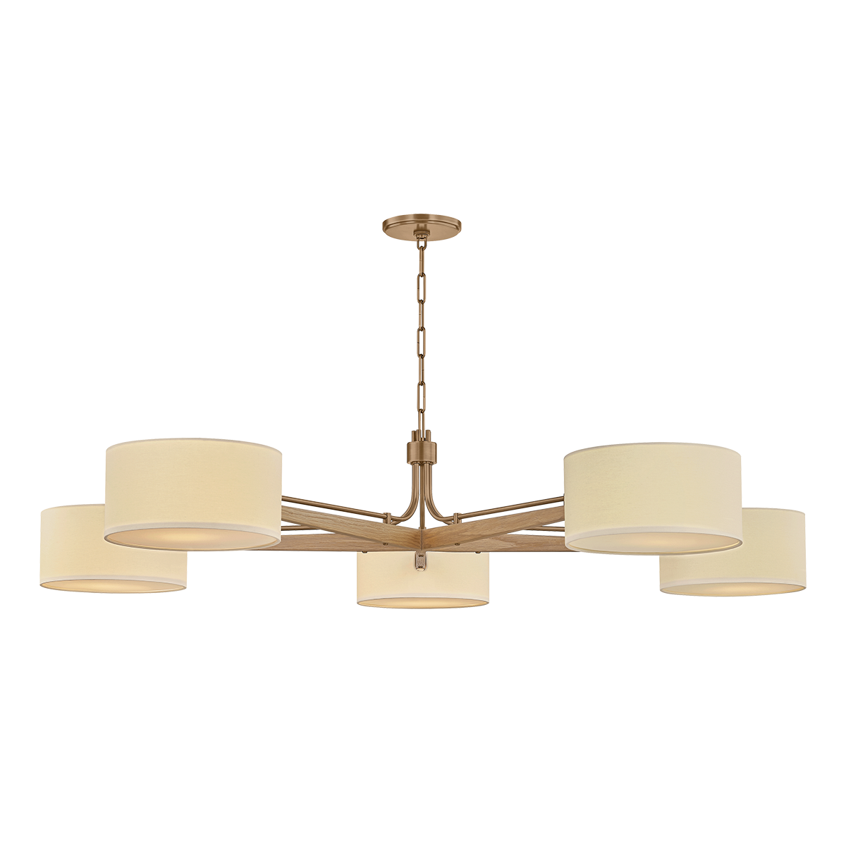 Mailo Chandelier 65" — a Troy chandelier for dining rooms, entries, and living rooms at Laurie Yapp Home.