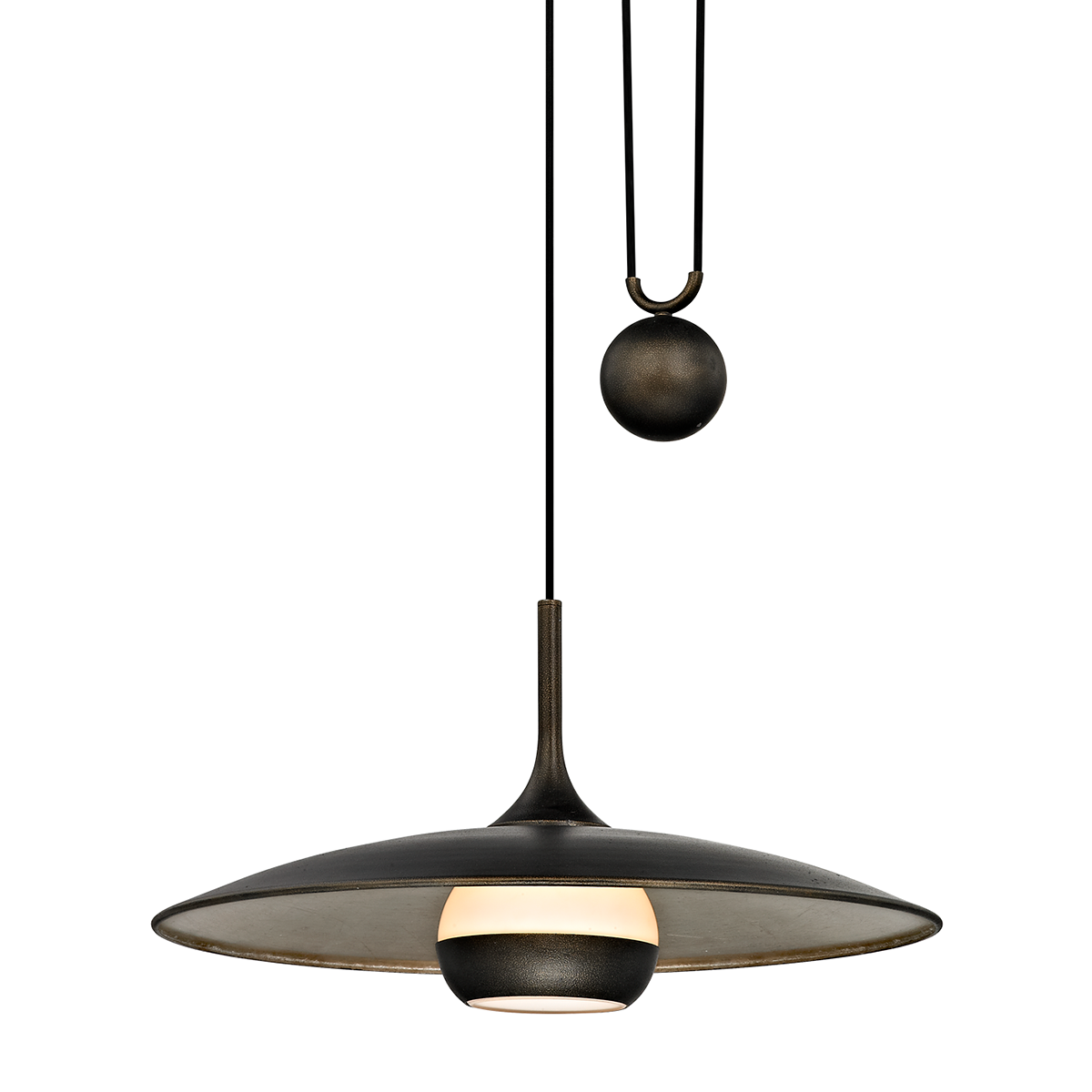Alchemy Pendant 24" — a Troy pendant for kitchens, entries, and dining rooms at Laurie Yapp Home.