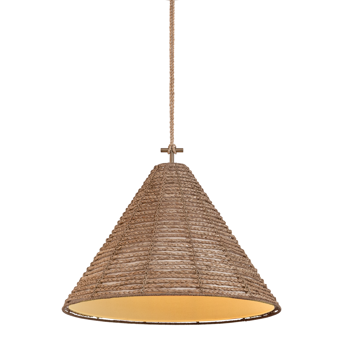 Redwood Pendant 30" — a Troy pendant for kitchens, entries, and dining rooms at Laurie Yapp Home.