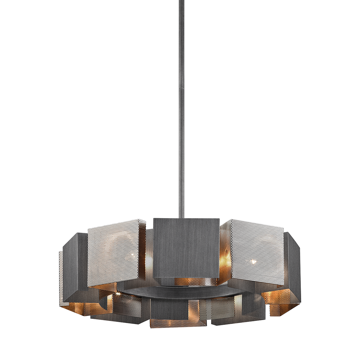 Impression Chandelier 27.5" — a Troy chandelier for dining rooms, entries, and living rooms at Laurie Yapp Home.