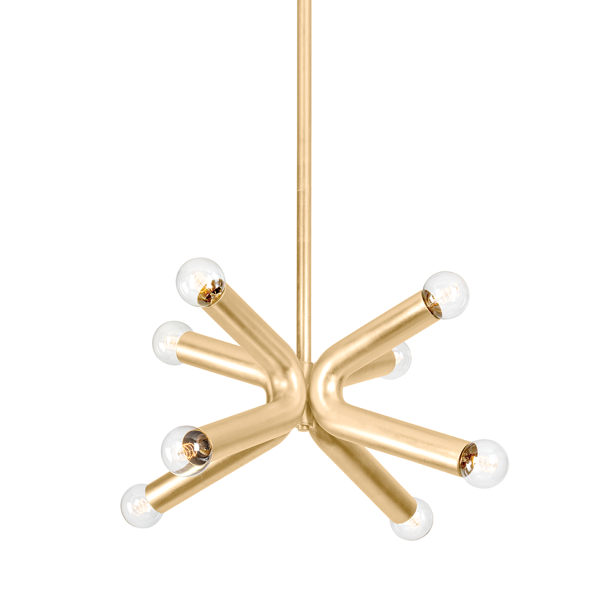 Dash Chandelier 34" shown from a second angle to highlight the frame, arms, and shade detail.