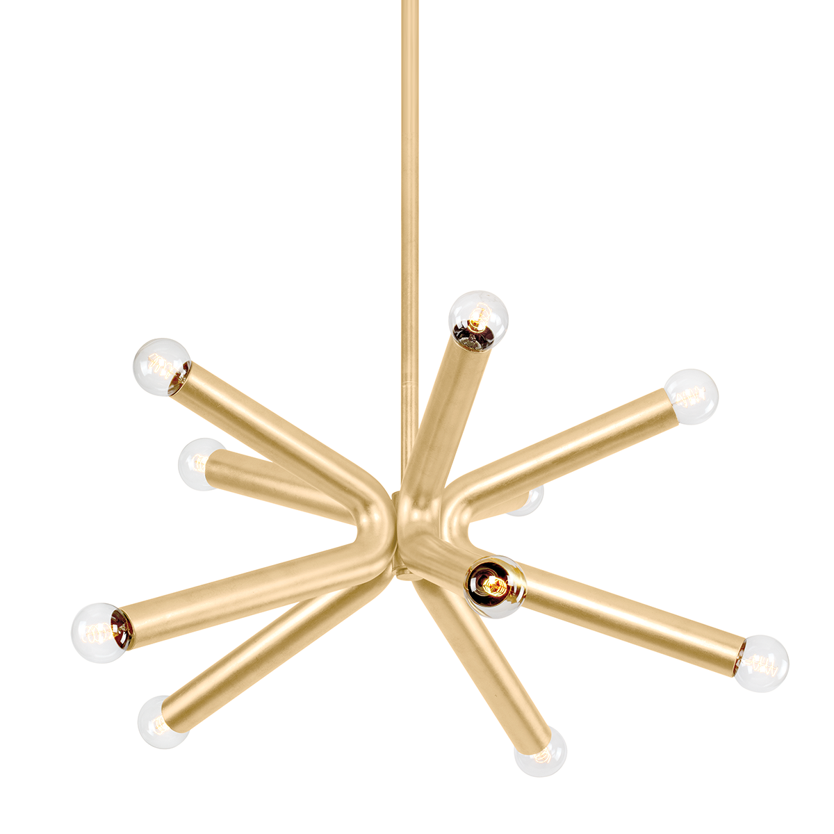 Dash Chandelier 45" shown from a second angle to highlight the frame, arms, and shade detail.