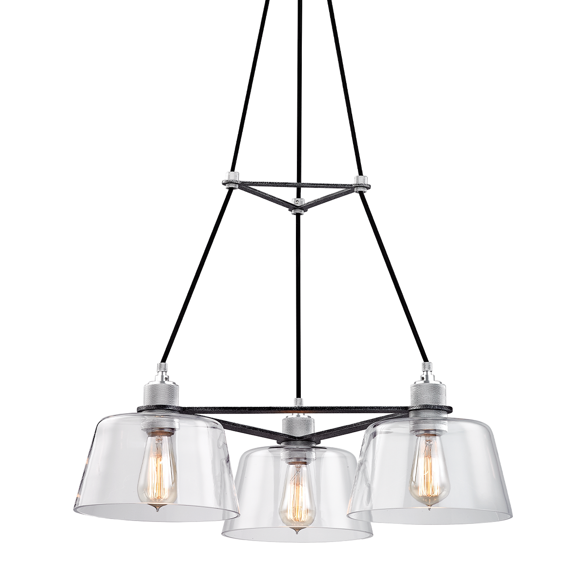 Audiophile Chandelier — a Troy chandelier for dining rooms, entries, and living rooms at Laurie Yapp Home.