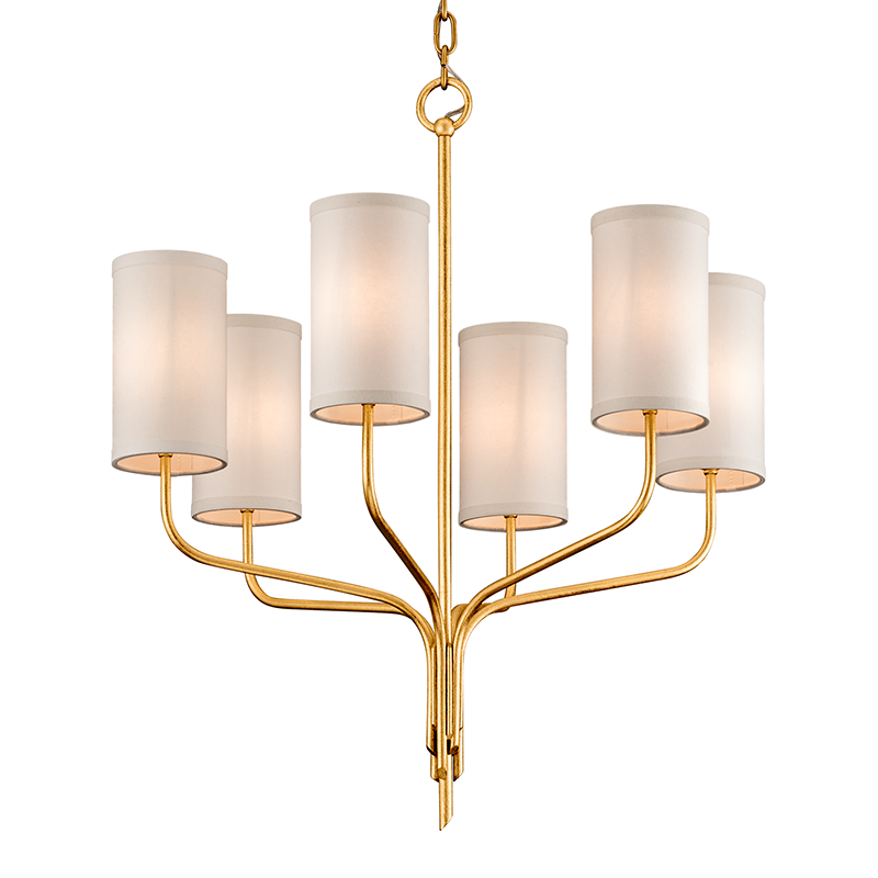 Juniper Chandelier 25.5" — a Troy chandelier for dining rooms, entries, and living rooms at Laurie Yapp Home.